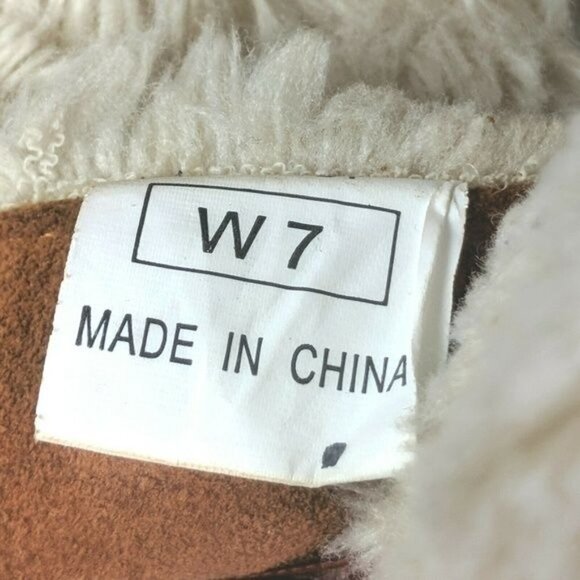 Ugg Bailey Boots Womens 7 Brown Suede Leather‎ Wool Lined Pull On - Picture 8 of 8